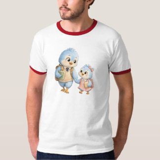 Camiseta Clássica Ringer de Irmãos Pássaros