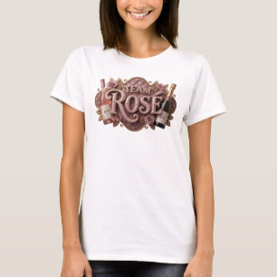 Camiseta Clássica Rosa Citação TEAM ROSÉ