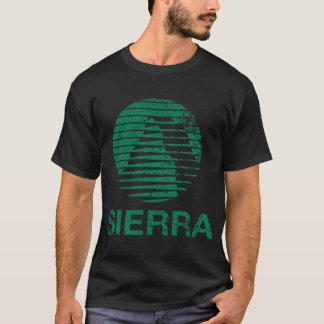 Camiseta clássica sierra desbotada vintage família