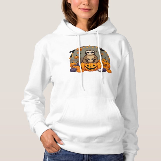 Camiseta Clássica Sloth-o-ween (Frente)