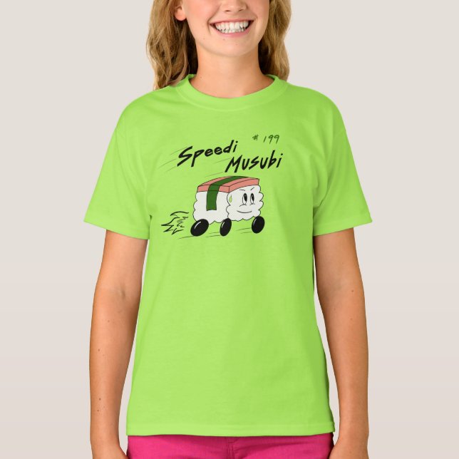 Camiseta clássica Speedi Musubi (Frente)
