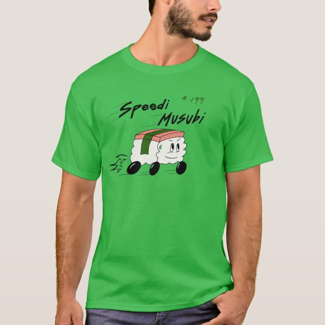 Camiseta clássica Speedi Musubi (Frente)