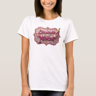 Camiseta Clássica Vermelha CHAMPANHE É MINHA MEDIC
