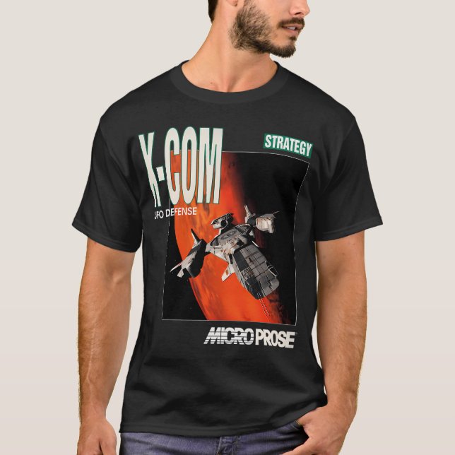 Camiseta Clássica Xcom Ufo Defense (Frente)