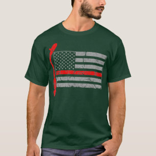 Camiseta Classical DJ Turntable Deejay American flag