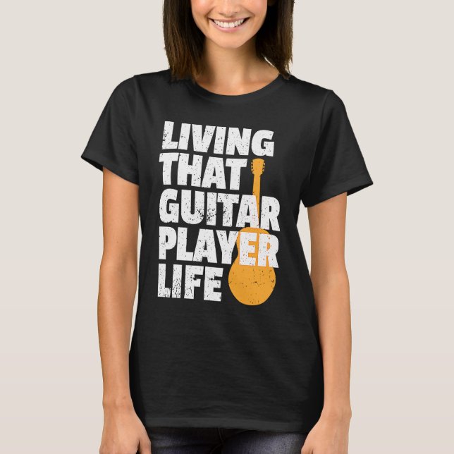 Camiseta Classical Guitarist Acoustic Guitar Teacher Guitar (Frente)