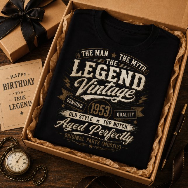Camiseta Clássico 1953 Envelhecido Perfeitamente Desgastado (Criador carregado)