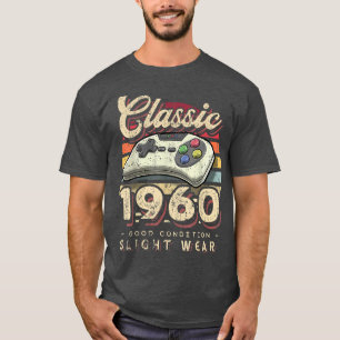 Camiseta Clássico 1960 62º Aniversário - Controle do Jogo R