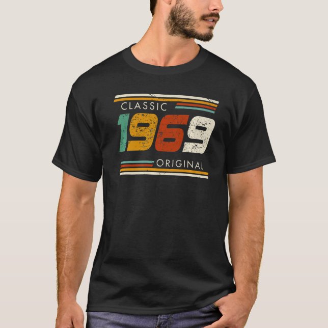 Camiseta Clássico 1969 - Vintage original (Frente)