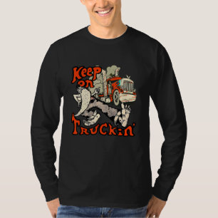 Camiseta Clássico 1970s Continuar em Carros de Caminhão