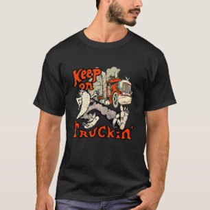 Camiseta Clássico 1970s Continuar em Carros de Caminhão