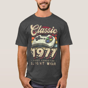 Camiseta Clássico 1977, 45º Aniversário - Contro do Jogo de