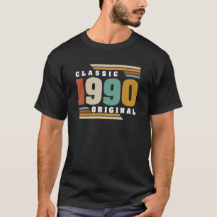 Camiseta Clássico 1990 Original 32º Aniversário Vintage 32