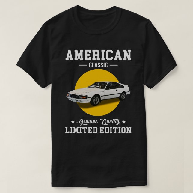 Camiseta clássico americano de qualidade genuína T edição l (Frente do Design)