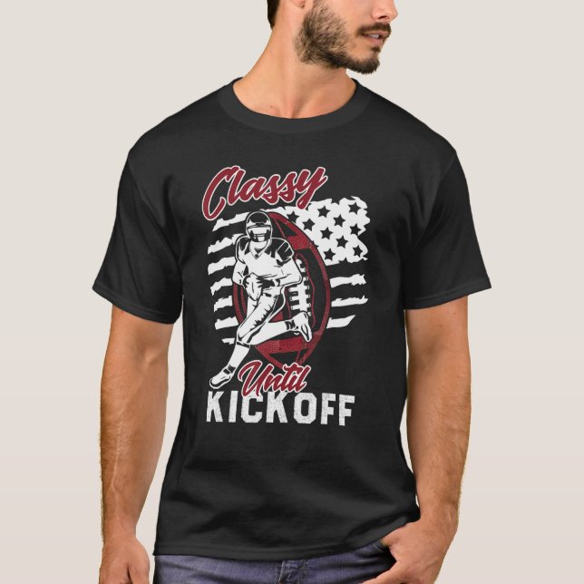 Camiseta Clássico até Jogo Americano de Futebol V (Frente)