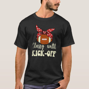 Camiseta Clássico até Jogo do Dia do Jogo Mo Americano de F