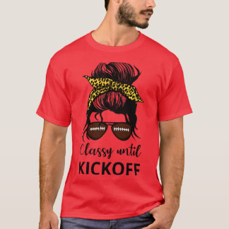 Camiseta Clássico até Kickoff IV Messy Bun