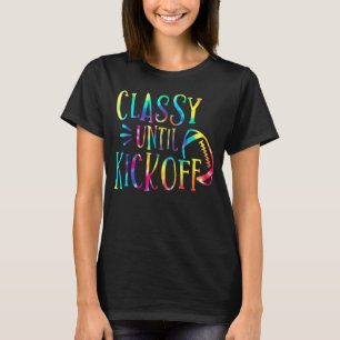 Camiseta Clássico até Kickoff Tie Dye maior fã de futebol