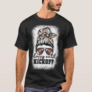 Camiseta Clássico Branqueado Até O Jogo Americano de Futebo