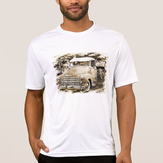 Camiseta Clássico Caminhão Chevy Chevrolet de 1950 (Frente)