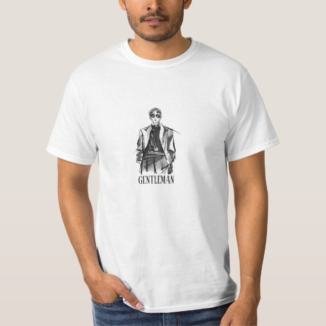 Camiseta "Clássico Cavalheiro T-Shirt" (Frente)