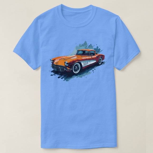Camiseta Clássico Chevrolet Corvette 1953 (Frente do Design)