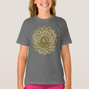 Camiseta Clássico Colorosamente Mandala Índia Estilo 4