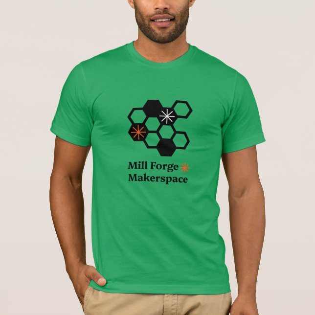 Camiseta Clássico Comfy Mill Forge Tee (Frente)