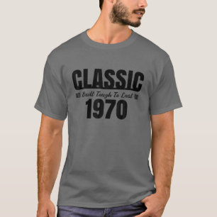 Camiseta Clássico Construído Duro Até O Último Carro De