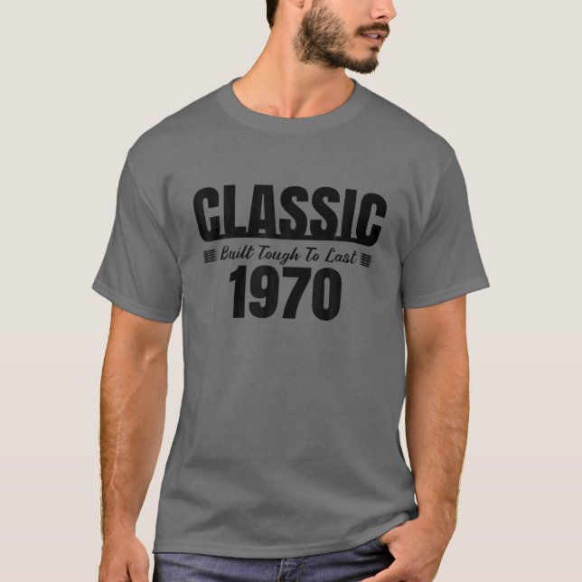 Camiseta Clássico Construído Duro Até O Último Carro De Ani (Frente)