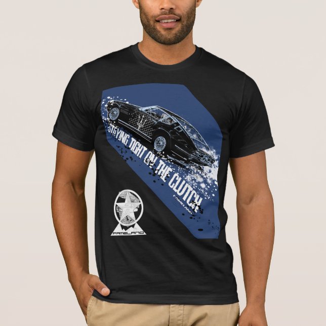 Camiseta Clássico da arte de Maserati Ghibli por Fameland (Frente)