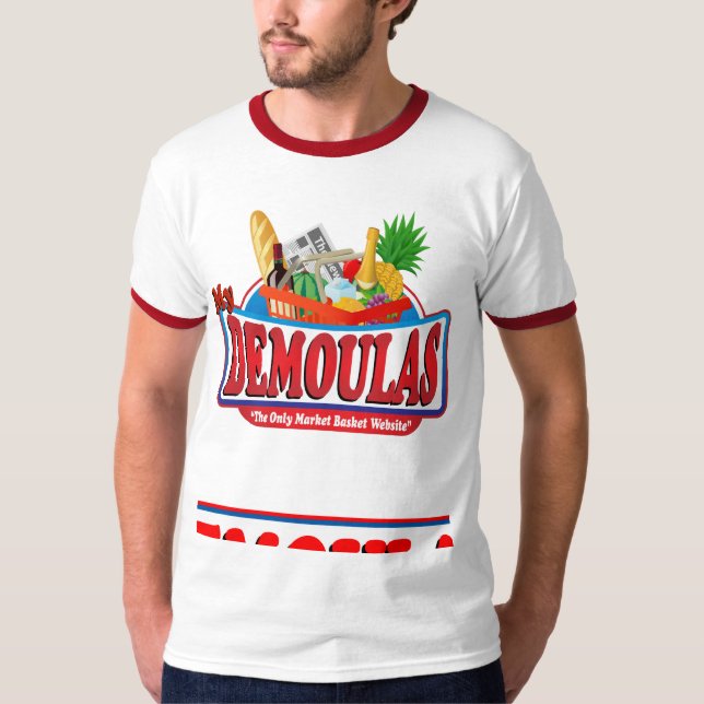 Camiseta Clássico da cesta do mercado (Frente)