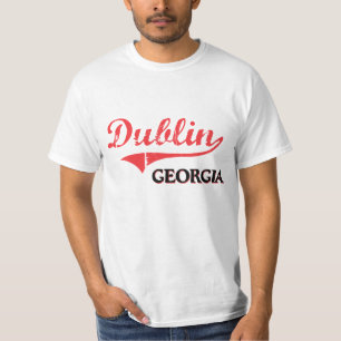 Camiseta Clássico da cidade de Dublin Geórgia