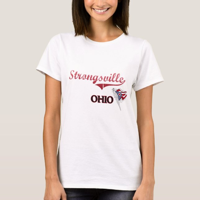 Camiseta Clássico da cidade de Strongsville Ohio (Frente)