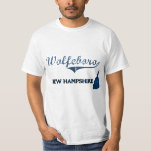 Camiseta Clássico da cidade de Wolfeboro New Hampshire