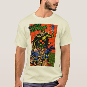 Camiseta Clássico da década de 1940 O T-Shirt Terror Negro