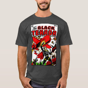 Camiseta Clássico da década de 1940 O T-Shirt Terror Negro