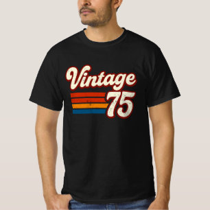 Camiseta Clássico de 1975 Feito em 1975 50º Aniversário 50 