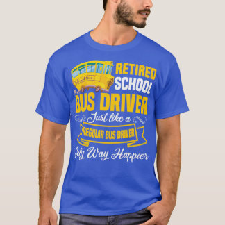 Camiseta Clássico de aposentadoria de motoristas de barrame