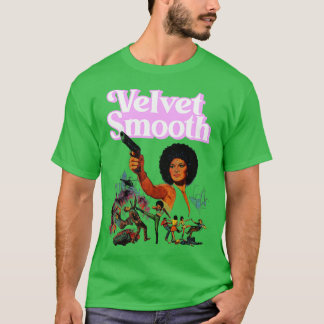 Camiseta Clássico de Computação Suave com Veludo Retroativo