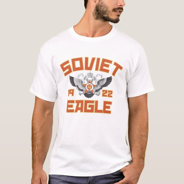 Camiseta Clássico de Eagle do soviete (Frente)