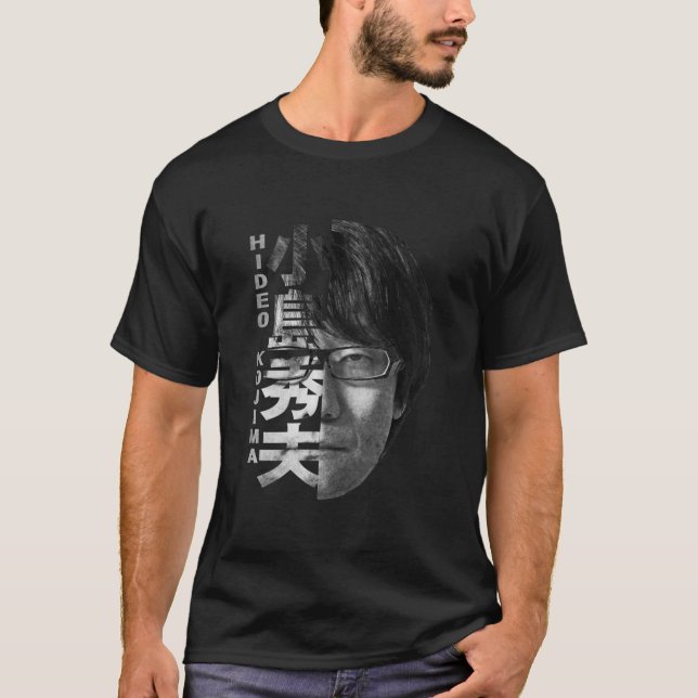 Camiseta Clássico de Hideo Kojima (Frente)