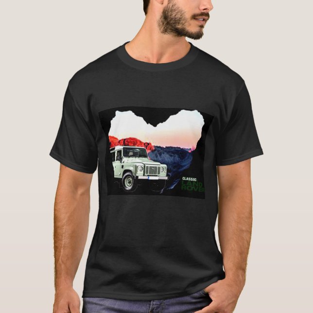 CAMISETA CLÁSSICO DE LANDROVER (Frente)
