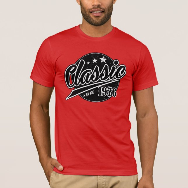Camiseta Clássico desde 1976 (Frente)
