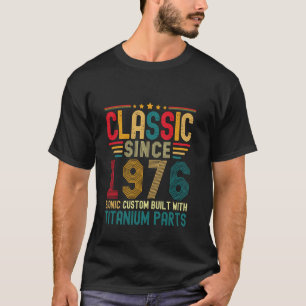 Camiseta Clássico desde 1976 Vintage 48º aniversário Men Ti
