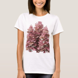 Camiseta Clássico Design de ÁRVORE PRÓXIMA E OURO Prata