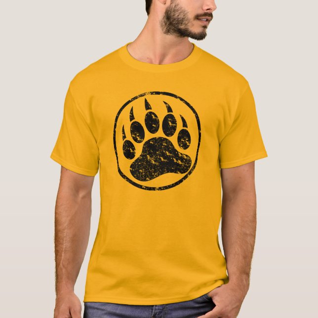 Camiseta Clássico Distendido e Pata de Urso Legal (Frente)