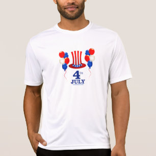 Camiseta Clássico do dia da Independência 4 de julho do Sli