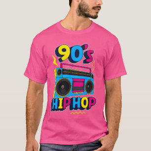 Camiseta Clássico do Hip Hop dos Anos 90 Retro Vintage 1990