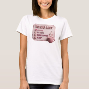 Camiseta Clássico Dourado CAFÉ PRIMEIRO SALVE O MU